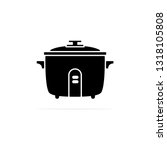 Rice Cooker Icon. Vector concept illustration for design.