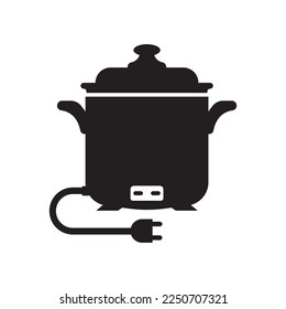 rice cooker icon vector illustration logo template