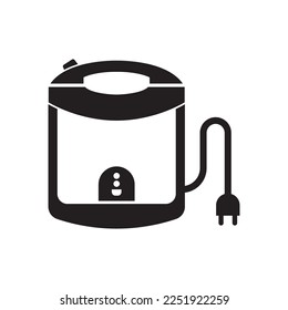 rice cooker icon vector illustration logo template