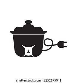 rice cooker icon vector illustration logo template