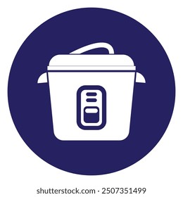 rice cooker icon vector illustration symbol design