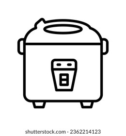 Rice cooker icon vector sign and symbol