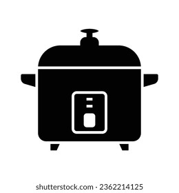 Rice cooker icon vector sign and symbol