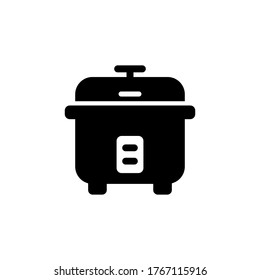 rice cooker icon vector symbol template