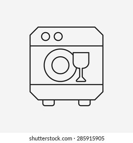 rice cooker line icon