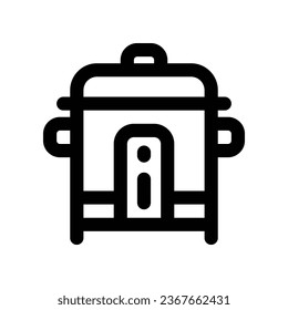 rice cooker line icon. vector icon for your website, mobile, presentation, and logo design.