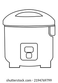 Rice Cooker Vector Design. The best and modern vector design. Rice Cooker Vector Art, Icons, and Illustration.