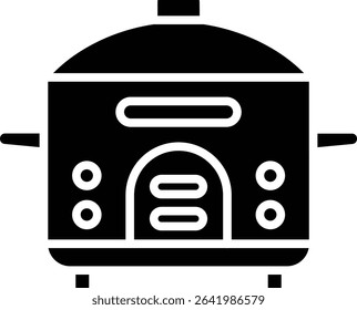 Rice cooker vector icon. Can be used for printing, mobile and web applications.