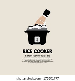 Rice Cooker Vector Illustration