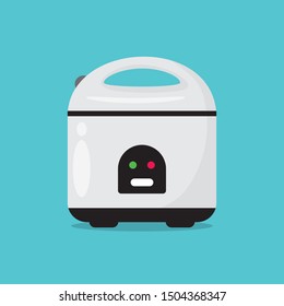 Rice cooker vector illustration on isolated background. Rice cooker clip art