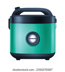 Rice cooker vector isolated illustration 