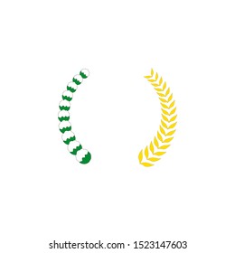 rice and cotton logo template