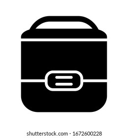 rice electric cooker vector. Electric pan Icon.  Vector illustration.