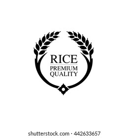 Rice elegant logo