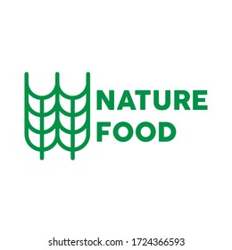 rice and farm logo vector illustration