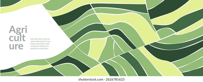 Rice field vineyard and wheat across Thailand Korea Vietnam Japan. Eco-friendly sustainable pattern, rural landscape, corn field. Environmental brochure, poster, farm layout. Abstract vector design