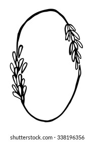 Rice font by hand drawing number 0 with isolated on white backgrounds. Vector and illustrator ESP 10.