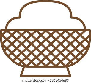 Rice or food in a bowl with beautiful patterns, korean, culture, traditional, chuseok, thanksgiving day, food, rice, bowl, icon, plate, dish, asian, cartoon, thai, japanese, grain, eat, grains, hot