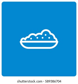 Rice food vector icon