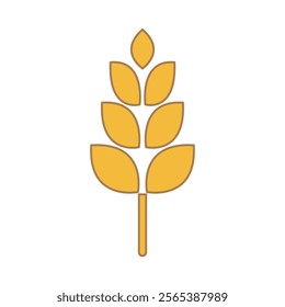 Rice Grain logo template icon illustration design