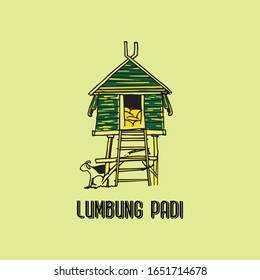 
Rice granary / pumping dompu is a granary that is used to store and dry rice that has been harvested. This granary is specifically designed based on its function