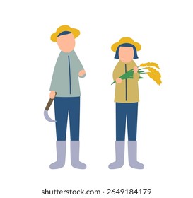 rice harvest, rice plant, rice, farmer, agriculture