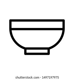 rice icon from collection for mobile concept and web apps icon. app development. icon vector