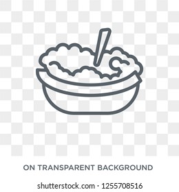 Rice icon. Rice design concept from Restaurant collection. Simple element vector illustration on transparent background.