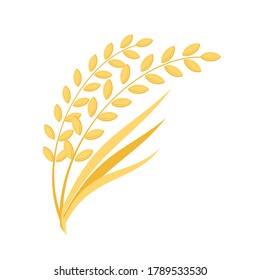 rice icon isolated on white background vector.