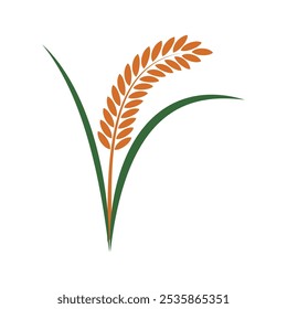 rice icon logo illustration element