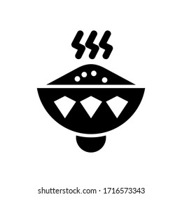 rice icon or logo isolated sign symbol vector illustration - high quality black style vector icons
