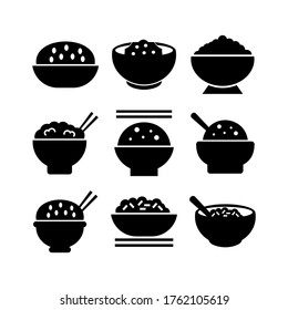 rice  icon or logo isolated sign symbol vector illustration - Collection of high quality black style vector icons
