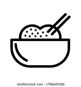Rice icon or logo isolated sign symbol vector illustration - high quality black style vector icons
