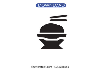 rice icon or logo isolated sign symbol vector illustration - high quality black style vector icons.