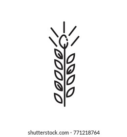 rice icon outline