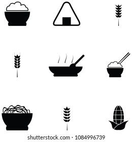 rice icon set