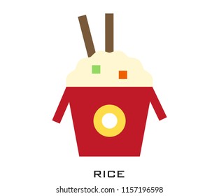 Rice icon signs