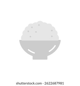 Ícone de arroz ilustração simples plana