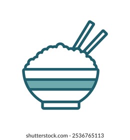 rice icon vector design template simple and clean