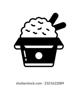 Reis Symbol in Vektorgrafik. Illustration