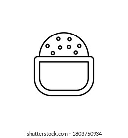 Rice icon vector illustration. Isolated vector icon.