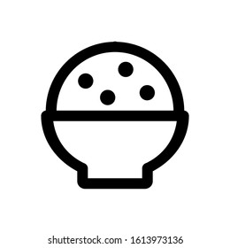 Rice icon vector illustration logo template for many purpose. Isolated on white background.