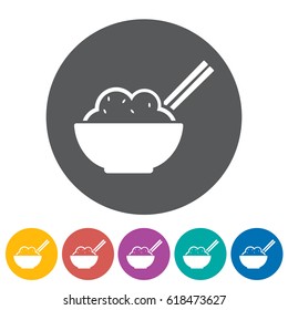 Rice icons.Vector illustration
