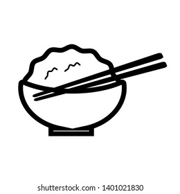Rice icon,vector illustration. Flat design style. vector rice icon illustration isolated on White background, rice icon Eps10. rice icons graphic design vector symbols.