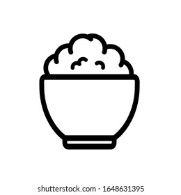 icono del vector de arroz. Eps. 10.