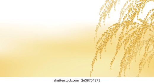 Rice Japanese Pattern Autumn Background