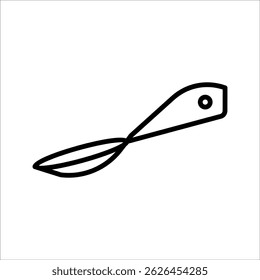 Rice ladle icon vector design template.
