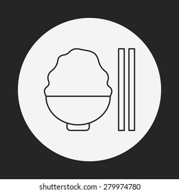 rice line icon