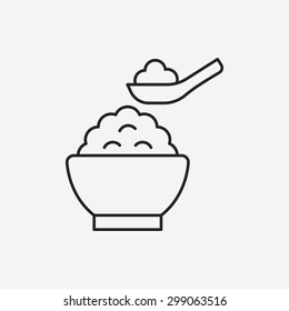 rice line icon