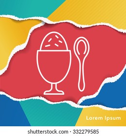 rice line icon